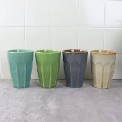 Orange85 Cappuccino Mokken - Latte Macchiato Glazen - 330 Ml - Hittebestendig - Set Van 4 - Porselein - Multicolor - Cappuccino Glazen - Cappuccino Kopjes -Keuken Verkoop 1200x1200 1397