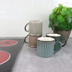 OTIX Koffiekopjes - Met Oor - Set Van 4 - Aardewerk - 250 Ml -Keuken Verkoop 1200x1200 1407