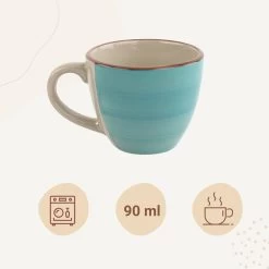 Orange85 Espresso Kopjes - Koffie - Set Van 6 - Meerdere Kleuren - 100 Ml - Aardewerk - Glazen - Met Oor - Koffiekopjes -Keuken Verkoop 1200x1200 1420