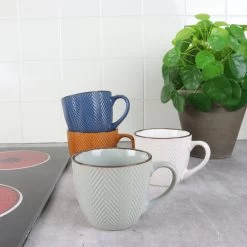 OTIX Koffiekopjes - Met Oor - Set Van 4 - Verschillende Kleuren - Aardewerk - 250 Ml -Keuken Verkoop 1200x1200 1425