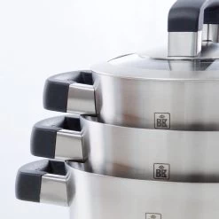 BK Conical Cool Glas Pannenset - 5-delig - Glazen Deksels - Geschikt Voor Alle Warmtebronnen -Keuken Verkoop 1200x1200 156