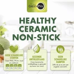 GreenPan Mayflower Koekenpan - Ø 28 Cm - Keramisch - Inductie 30 GreenPan Mayflower Koekenpan - Ø 28 Cm - Keramisch - Inductie -Keuken Verkoop 1200x1200 234