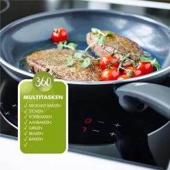 GreenPan Cambridge Koekenpan 26cm - Zwart - Inductie - PFAS-vrij -Keuken Verkoop 1200x1200 249