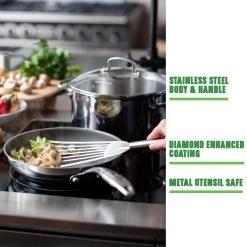 GreenChef Profile Plus Koekenpan 24cm - Zilverkleurig - Inductie - PFAS-vrij 16 GreenChef Profile Plus Koekenpan 24cm - Zilverkleurig - Inductie - PFAS-vrij -Keuken Verkoop 1200x1200 262