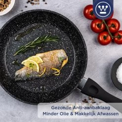 Westinghouse Koekenpan Inductie - Ø 28 Cm - Zwart Marmer -Keuken Verkoop 1200x1200 275