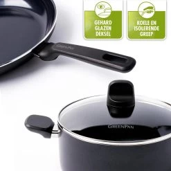 GreenPan Memphis Koekenpan 20cm - Zwart - Inductie - PFAS-vrij -Keuken Verkoop 1200x1200 325