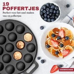 MM Brands Poffertjespan - Poffertjesmaker - Inductie / Oven / BBQ - Inclusief Handvat, Borstel En Vorken 13 MM Brands Poffertjespan - Poffertjesmaker - Inductie / Oven / BBQ - Inclusief Handvat, Borstel En Vorken -Keuken Verkoop 1200x1200 33