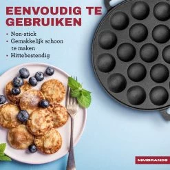 MM Brands Poffertjespan - Poffertjesmaker - Inductie / Oven / BBQ - Inclusief Handvat, Borstel En Vorken 14 MM Brands Poffertjespan - Poffertjesmaker - Inductie / Oven / BBQ - Inclusief Handvat, Borstel En Vorken -Keuken Verkoop 1200x1200 34