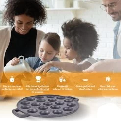 CuisiNoon® Poffertjespan Premium - Complete Poffertjesmaker Set - Inclusief Bakboek 13 CuisiNoon® Poffertjespan Premium - Complete Poffertjesmaker Set - Inclusief Bakboek -Keuken Verkoop 1200x1200 373