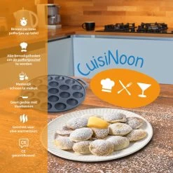 CuisiNoon® Poffertjespan Premium - Complete Poffertjesmaker Set - Inclusief Bakboek 14 CuisiNoon® Poffertjespan Premium - Complete Poffertjesmaker Set - Inclusief Bakboek -Keuken Verkoop 1200x1200 374