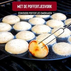 Rednas Poffertjespan Pakket - Incl. Luxe Giftbox - Incl.Bakkwast/Vork/Doseerfles - RVS/Gietijzer -Keuken Verkoop 1200x1200 379