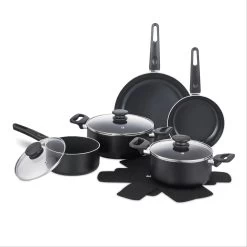 Brabantia Cooking Pleasure Set - 5 Delig - Inductie - Keramische Anti Aanbaklaag - Pfas Vrij