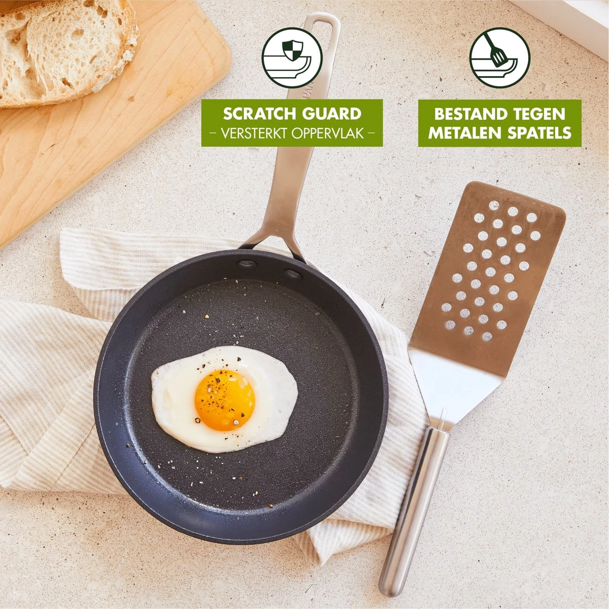 GreenPan Copenhagen Pannekoekenpan 28cm 13 GreenPan Copenhagen Pannekoekenpan 28cm - Afbeelding 11