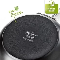 GreenPan Barcelona Infinity Pro Hapjespan Met Deksel 30cm - Zwart - Inductie - PFAS-vrij -Keuken Verkoop 1200x1200 537