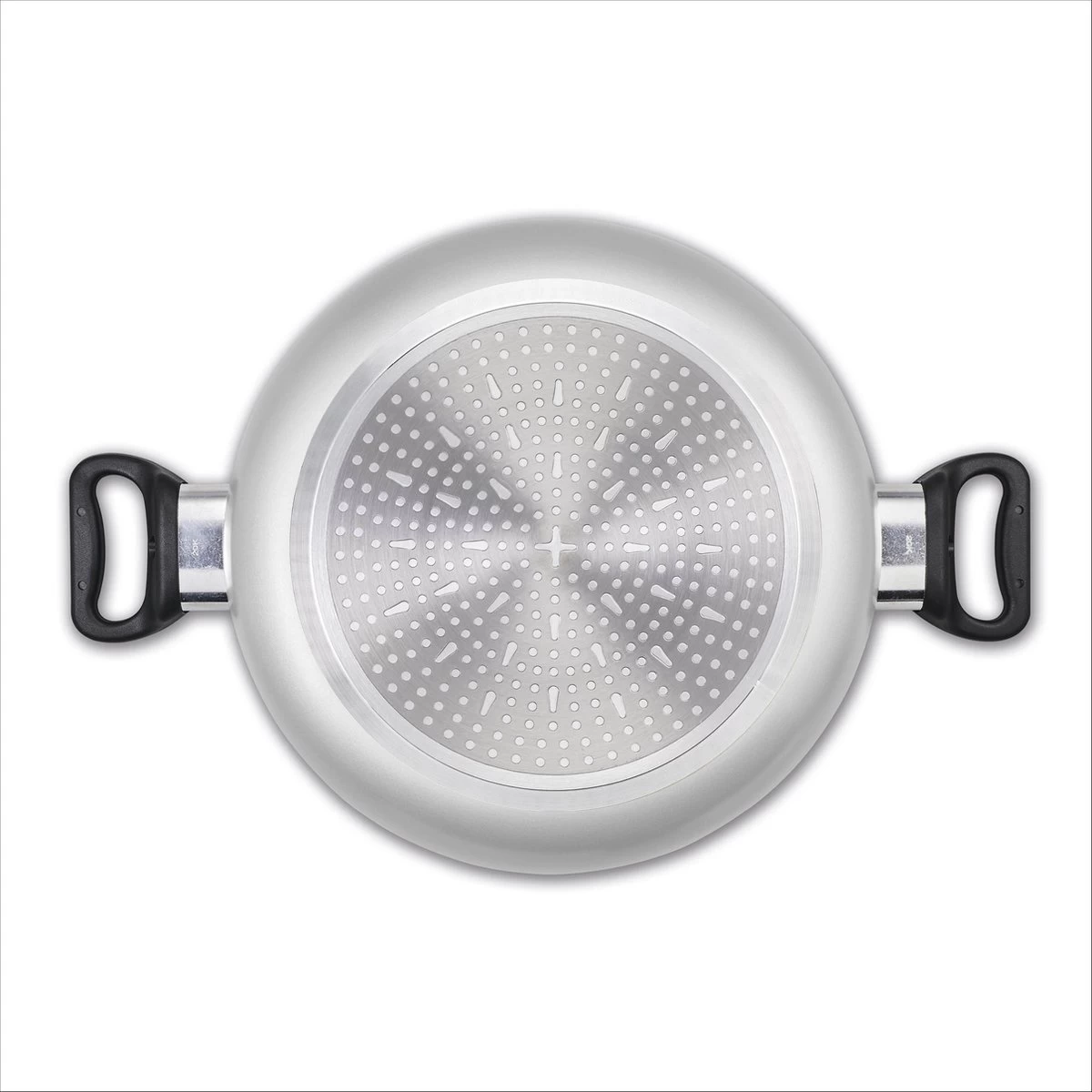 BRABANTIA INDU+ Hapjespan - Keramische Antiaanbaklaag - Met Deksel - Ø 28 Cm - Inductie - Pfas Vrij 4 BRABANTIA INDU+ Hapjespan - Keramische Antiaanbaklaag - Met Deksel - Ø 28 Cm - Inductie - Pfas Vrij - Afbeelding 2