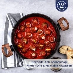 Westinghouse Hapjespan Inductie - Ø 28 Cm - Zwart Marmer Wood - Speciale Editie - Met Deksel - Geschikt Voor Alle Warmtebronnen 17 Westinghouse Hapjespan Inductie - Ø 28 Cm - Zwart Marmer Wood - Speciale Editie - Met Deksel - Geschikt Voor Alle Warmtebronnen -Keuken Verkoop 1200x1200 569