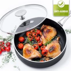 GreenPan Brussels Hapjespan Met Deksel - Ø24 Cm - Keramisch - Inductie -Keuken Verkoop 1200x1200 575