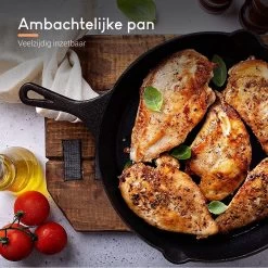Ocina Gietijzeren Pan – ø30,5cm - Skillet - Koekenpan – Hapjespan – Koekenpan Inductie – Koekenpannenset - Gietijzeren Pan Bbq - Gietijzer -Keuken Verkoop 1200x1200 6