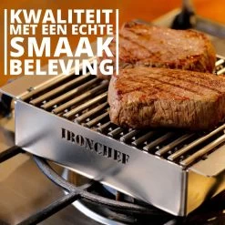 IRONCHEF Lavastenen Grill - Geschikt Voor Gasfornuis - Barbecue - BBQ - Grillplaat - Grilplaat - Bakplaat - Grillpan 16 IRONCHEF Lavastenen Grill - Geschikt Voor Gasfornuis - Barbecue - BBQ - Grillplaat - Grilplaat - Bakplaat - Grillpan -Keuken Verkoop 1200x1200 604