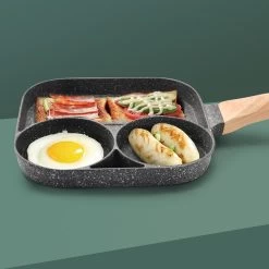 3-in-1 Grillpan Met Temperatuurgecontroleerde Antiaanbaklaag - Kook Verschillende Gerechten Tegelijk Zonder Oververhitting Of Verbranding -Keuken Verkoop 1200x1200 620