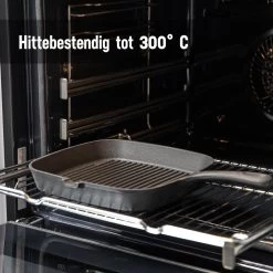 Daumonet Auguste Noir Gietijzeren Grillpan - Steakpan Zwart - PFAS & PFOA Vrij - Vierkant Met Schenktuit - 23,5 Cm - 2 Liter - Emaille - Alle Warmtebronnen - Elektrisch - Gas - Halogeen - Inductie - Keramisch -Keuken Verkoop 1200x1200 632