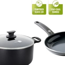 GreenPan Cambridge Grillpan 28cm - Zwart - Inductie - PFAS-vrij -Keuken Verkoop 1200x1200 638