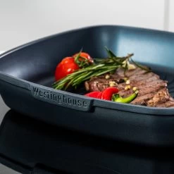 Westinghouse Performance Series - Grillpan Inductie 28cm - Luxe Grillpan - Blauw - Steakpan - Geschikt Voor Alle Warmtebronnen Inclusief Inductie En Ovenbestendig -Keuken Verkoop 1200x1200 657