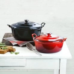 Le Creuset Braadpan Faitout Tradition Kersenrood - ø 24 Cm / 3 Liter -Keuken Verkoop 1200x1200 683