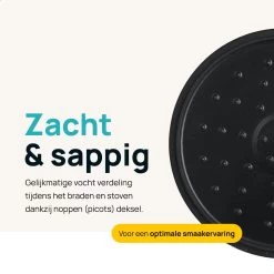 MOA Gietijzeren Braadpan - Inhoud 4,75 Liter - 26CM - Rond - Alle Warmtebronnen - Ook Voor Inductie - Gewicht 5,8 Kg - Bordeaux Rood - MC26BR -Keuken Verkoop 1200x1200 700