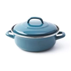 BK Fortalit Braadpan Ø 24 Cm - Blauw - Emaille - Inductie -Keuken Verkoop 1200x1200 718