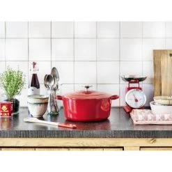 BK Bourgogne Braadpan Ø 28 Cm - Rood - Gietijzer - Inductie -Keuken Verkoop 1200x1200 768
