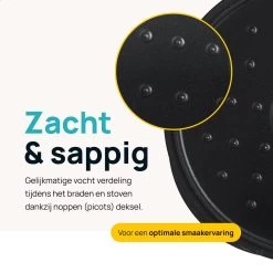 MOA Gietijzeren Braadpan - Inhoud 4,75 Liter - 26CM - Rond - Alle Warmtebronnen - Ook Voor Inductie - Gewicht 5,8 Kg - Olijfgroen - MC26OG -Keuken Verkoop 1200x1200 777