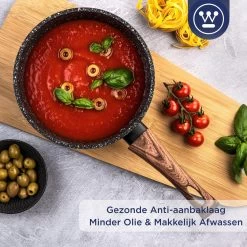 Westinghouse Steelpan Inductie - Ø 20 Cm - Zwart Marmer - Speciale Editie -Keuken Verkoop 1200x1200 860