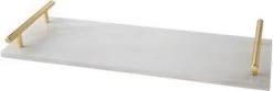 Cosy&Trendy Marmeren Dienblad Met Gouden Handvaten - 40 X 14 Cm -Keuken Verkoop 1200x403