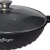 Cheffinger Wokpan Met Deksel - 32cm - Zwart - Pan - Keukenaccessoires 2 Cheffinger Wokpan Met Deksel - 32cm - Zwart - Pan - Keukenaccessoires -Keuken Verkoop 1200x412 1