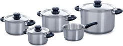 BK Karaat+ Pannenset - 5-delig - RVS – Geschikt Voor Alle Warmtebronnen -Keuken Verkoop 1200x445