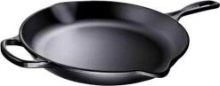 Le Creuset - Gietijzeren Ronde Skillet In Mat Zwart 23cm -Keuken Verkoop 1200x472