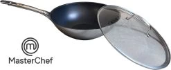 MasterChef / Jumbo - Wokpan - Met Glazen Deksel - 28 Cm - Inductie -Keuken Verkoop 1200x489