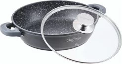 Cheffinger 28cm Lage Kookpot / Braadpan - CF-SC28 -Keuken Verkoop 1200x637 5