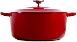 BK Bourgogne Braadpan Ø 24 Cm - Rood - Gietijzer - Inductie -Keuken Verkoop 1200x666 5