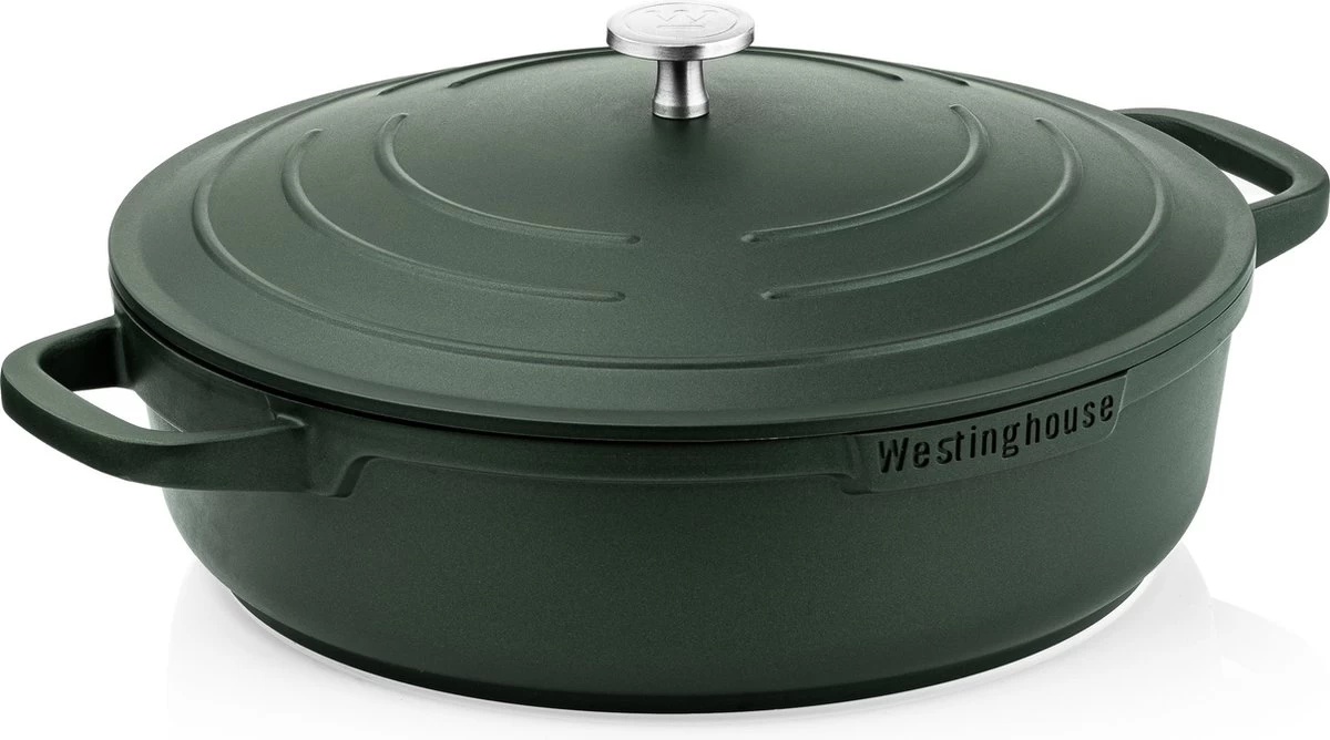 Westinghouse Performance Series - Hapjespan Inductie Met Deksel - 28cm Sauteerpan - Oven Geschikt - Groen 3 Westinghouse Performance Series - Hapjespan Inductie Met Deksel - 28cm Sauteerpan - Oven Geschikt - Groen