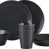 Mepal - Serviesset Bloom 8-delig – Geschikt Als Stijlvol Buitenservies - Pebble Black – Ideaal Voor Buiten En Binnen – Licht In Gewicht -Keuken Verkoop 1200x681 3