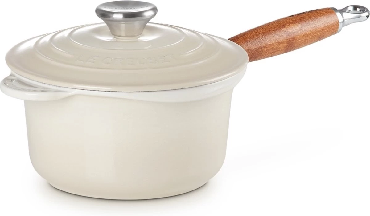Le Creuset Steelpan - Met Deksel - Tradition - Meringue - ø 18 Cm / 1.8 Liter 3 Le Creuset Steelpan - Met Deksel - Tradition - Meringue - ø 18 Cm / 1.8 Liter
