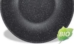 Royalty Line Marble Coating Wok - Met Glazen Deksel - Zwart - 30 Cm -Keuken Verkoop 1200x707