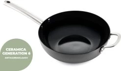 ISENVI Murray Keramische Wokpan 36 CM - RVS Greep -Keuken Verkoop 1200x710