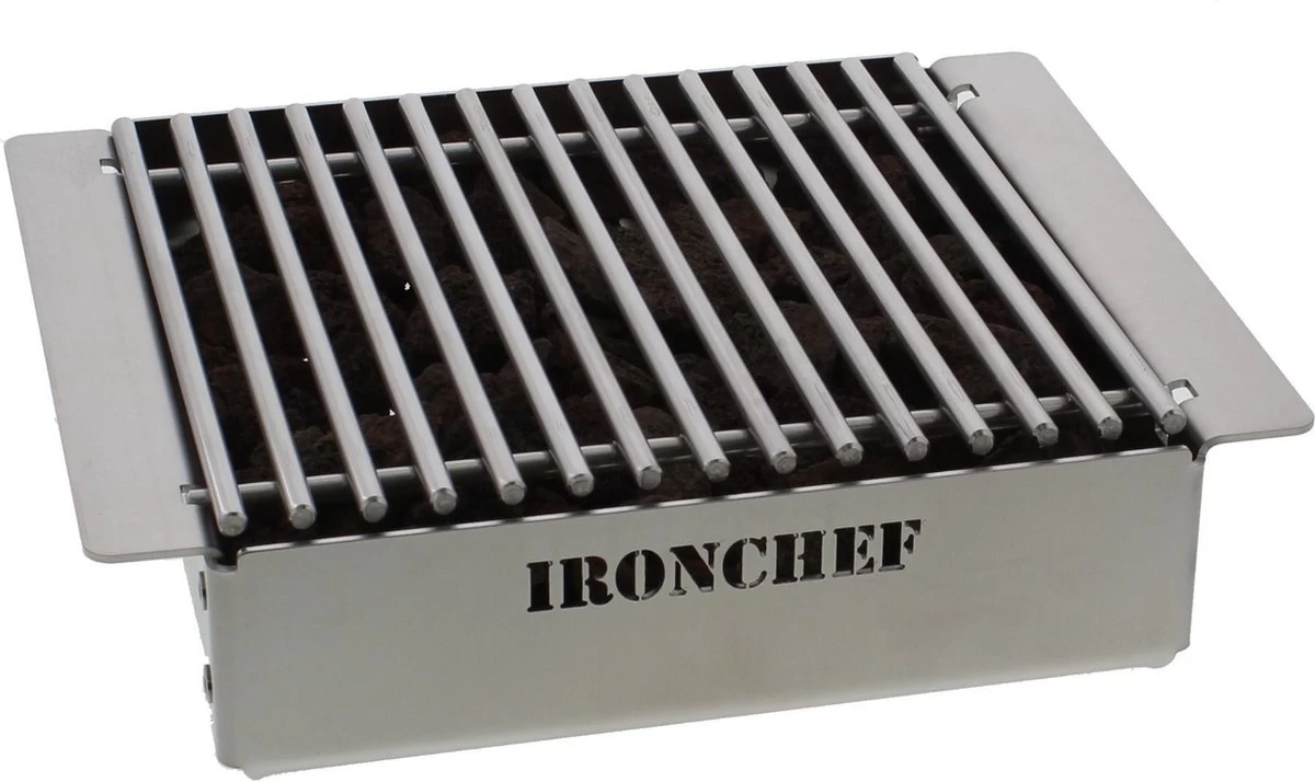 IRONCHEF Lavastenen Grill - Geschikt Voor Gasfornuis - Barbecue - BBQ - Grillplaat - Grilplaat - Bakplaat - Grillpan 3 IRONCHEF Lavastenen Grill - Geschikt Voor Gasfornuis - Barbecue - BBQ - Grillplaat - Grilplaat - Bakplaat - Grillpan