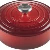 Le Creuset - Gietijzeren - Lage Braadpan - 24cm - Kersenrood -Keuken Verkoop 1200x738 2