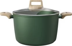 Forest, Soeppan Met Deksel – Ø 24 Cm – 100% Gerecycled Aluminium – Geschikt Voor Alle Warmtebronnen - Duurzame Pan – Stamppotpan – Sudderpan – PFOA Vrij - 8.6 L