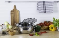 Edënbërg Classic Line - Japanse Frituurpan Met Thermometer - 3.4 Liter - Friteuse/Frituurpot RVS -Keuken Verkoop 1200x783