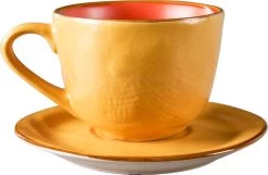 Vivi Oggi - Koffiekopjes Set Van 6 - Ø 9cm - Cappuccino - Kop En Schotel - 150 Ml - Italië -Keuken Verkoop 1200x784 3